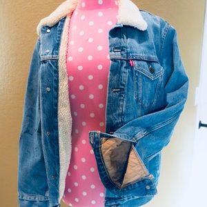 Levi’s Jean Jacket with fur collar